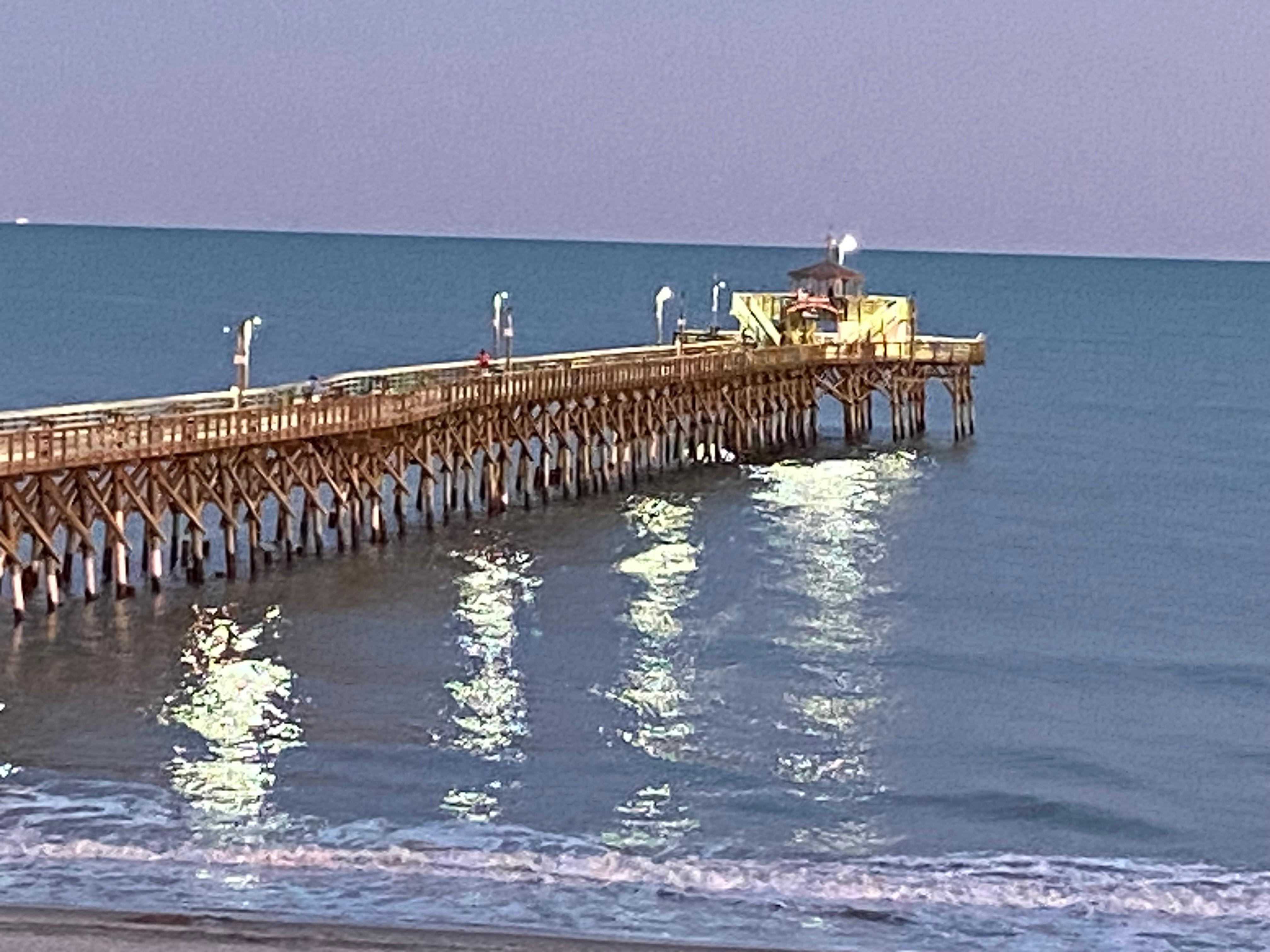Night on the pier