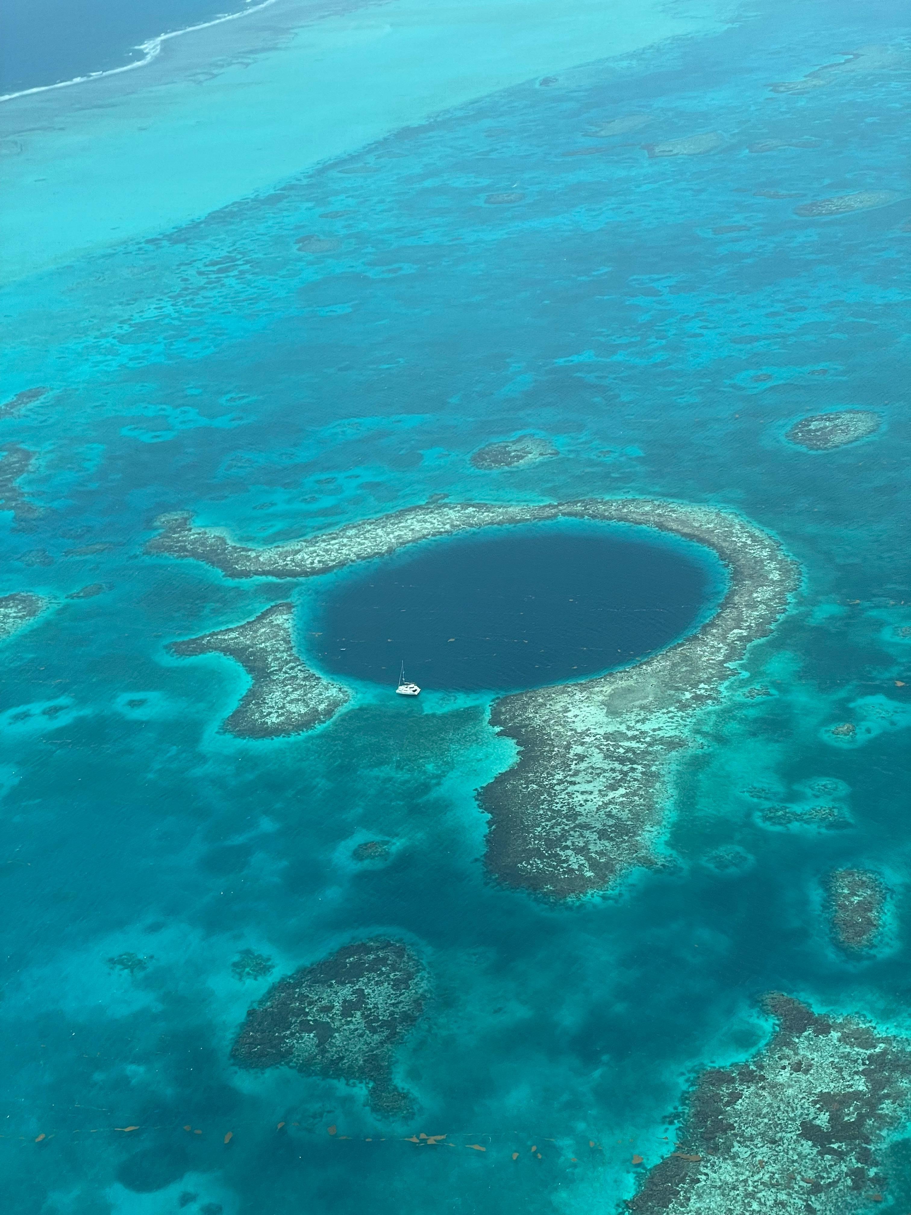 Blue Hole flight