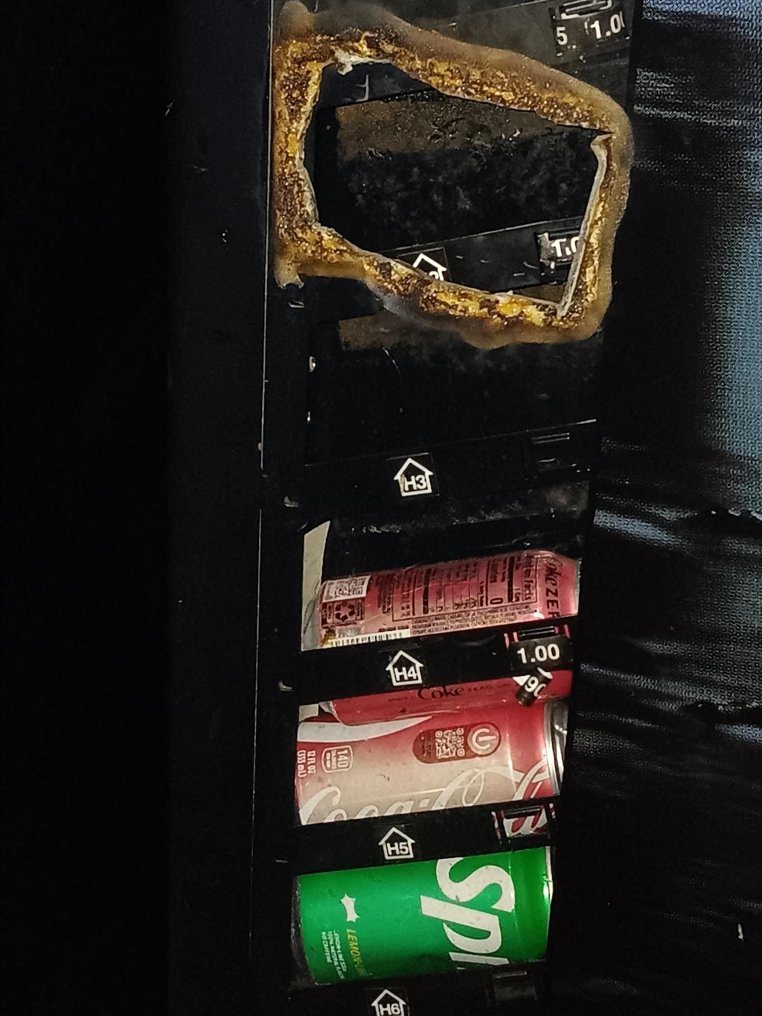 In case you wanted to get a soda, it doesn’t work