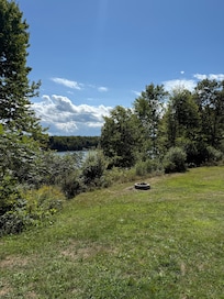 View in backyard.