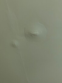 Water dripping from the celing creating mold