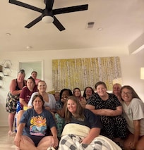 Happy to be together & sad it’s our last night!