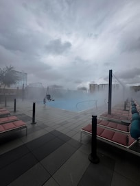 Outdoor pool and patio