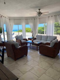 our view from ground floor 2 bedroom condo last night