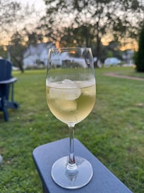 Chairs provided outside to enjoy the sunset on the beautiful grounds.