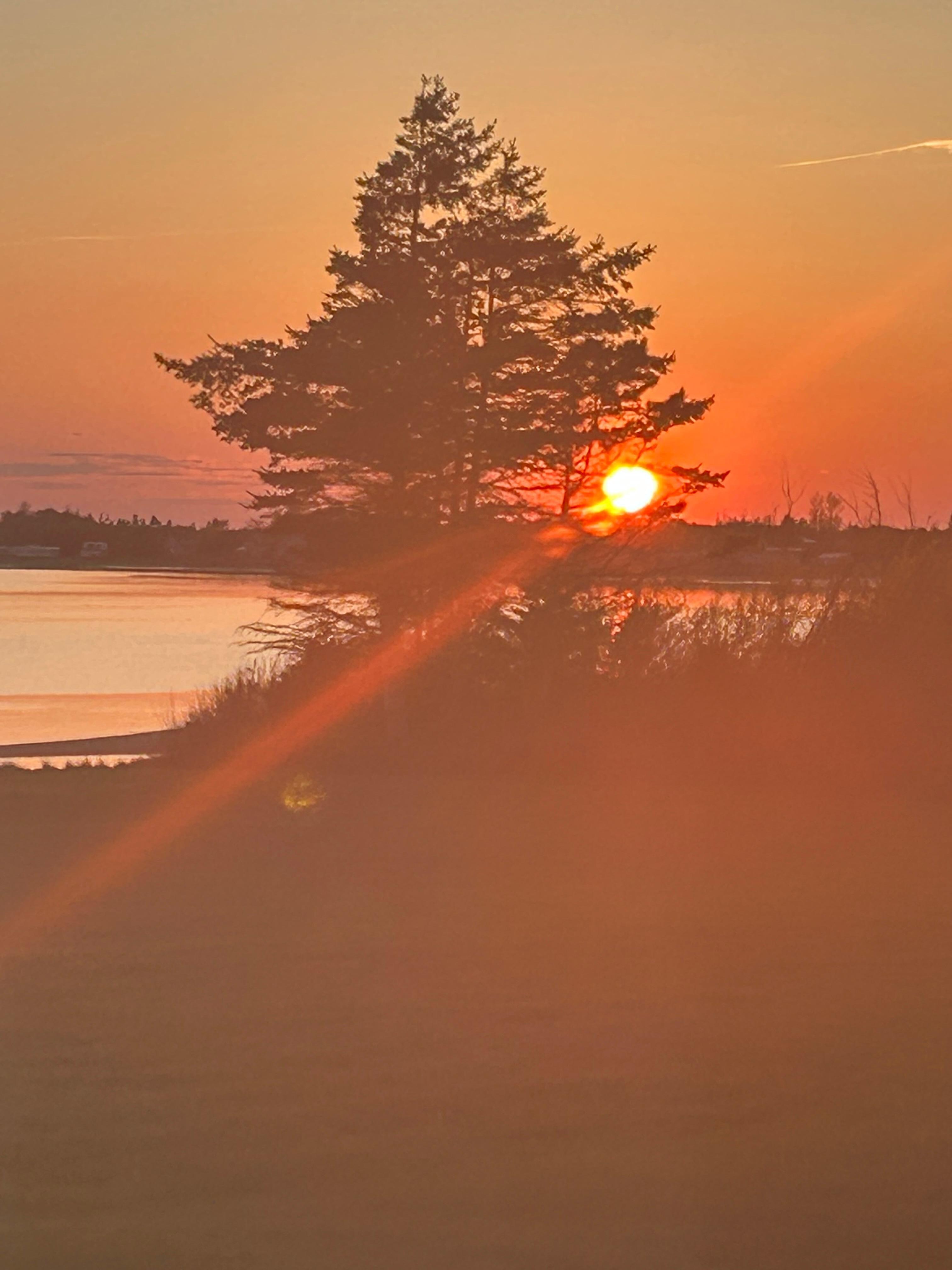 Sunset from our deck