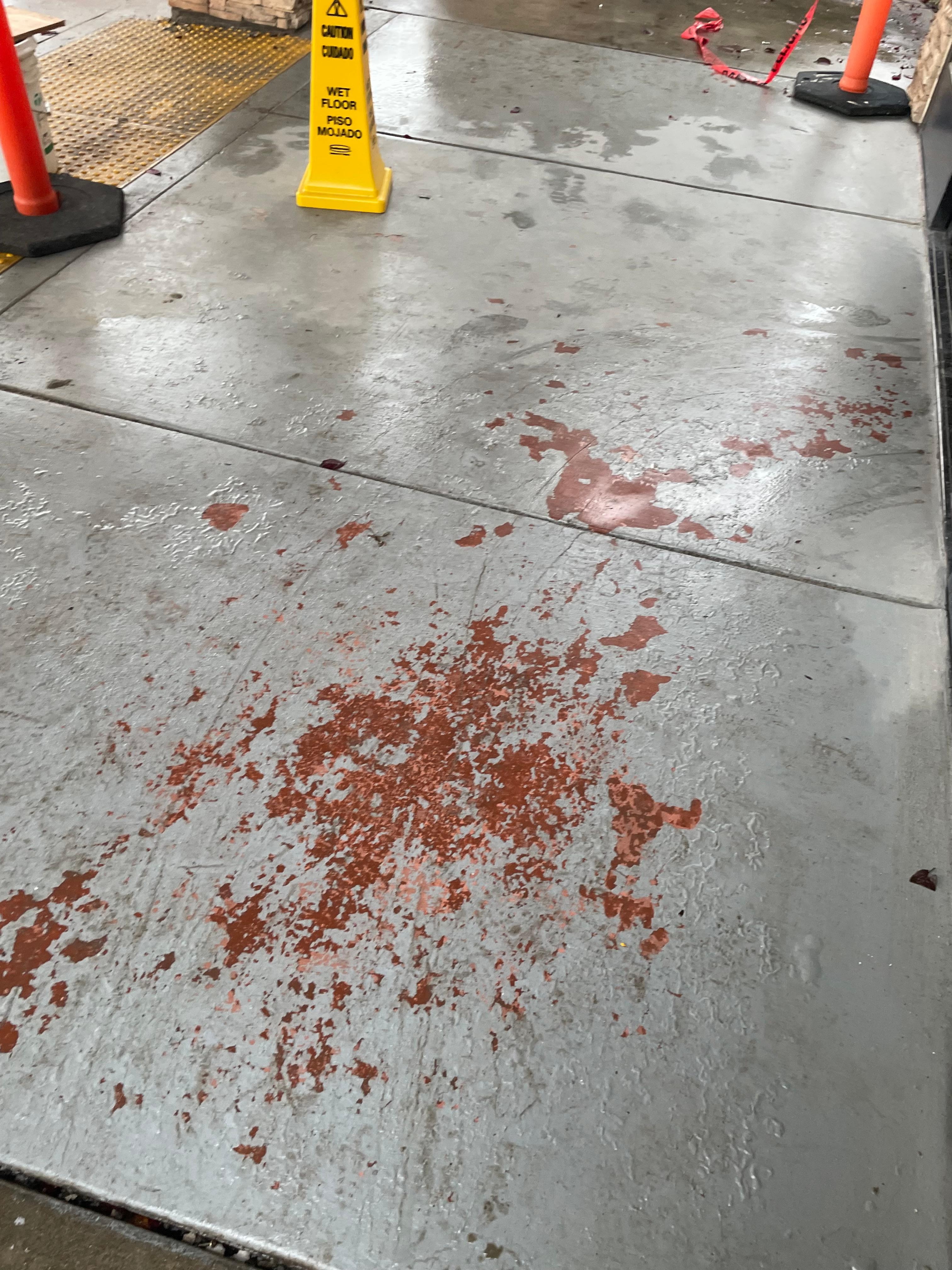 Condition of lobby entrance 