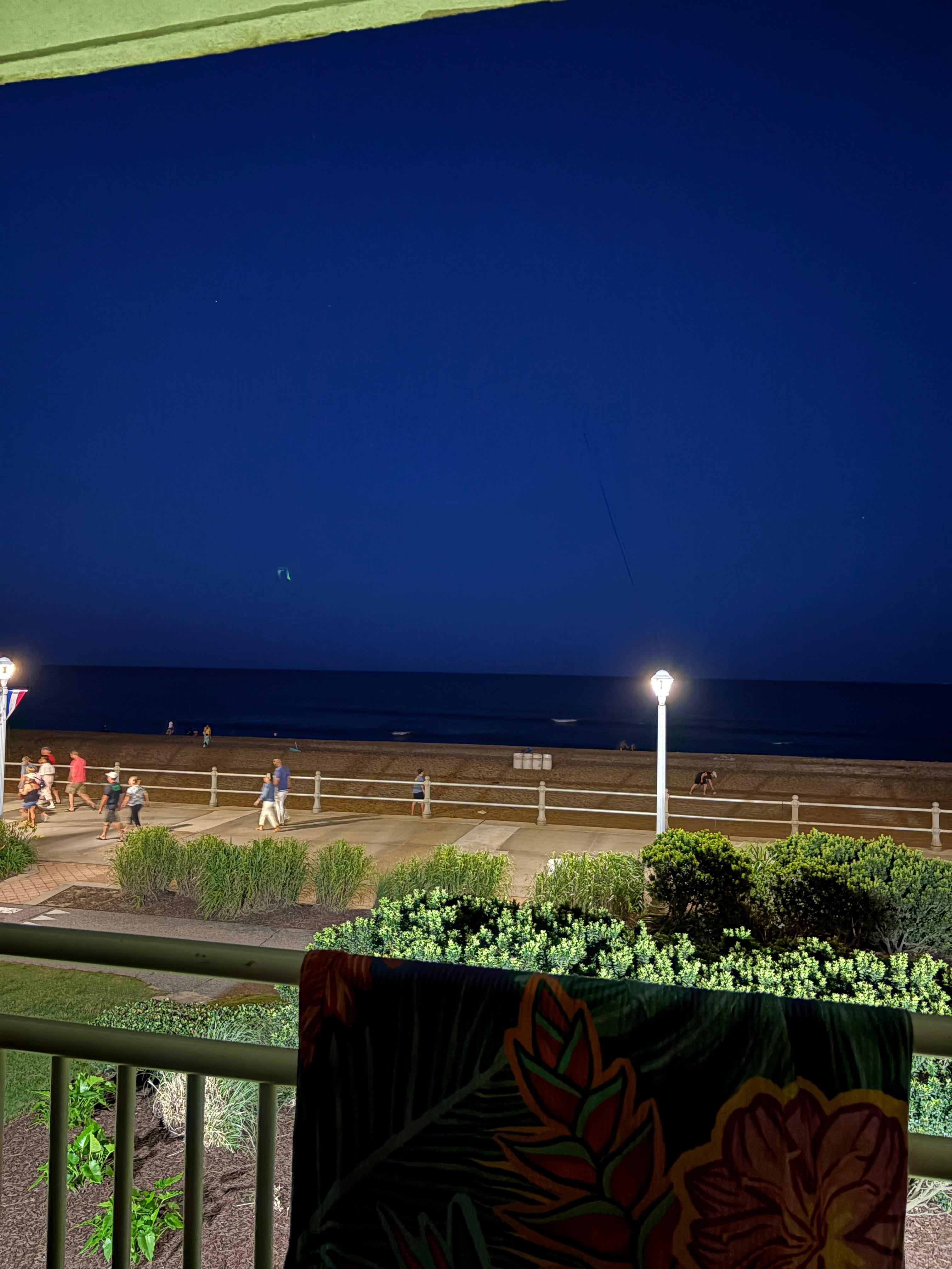 View from the balcony. 