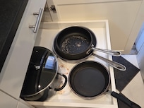 Pans were limited and not well cared for