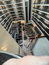 View from our 7th floor room