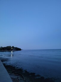 The lake at night