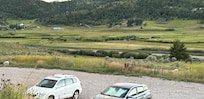 Beautiful view from the yurts!