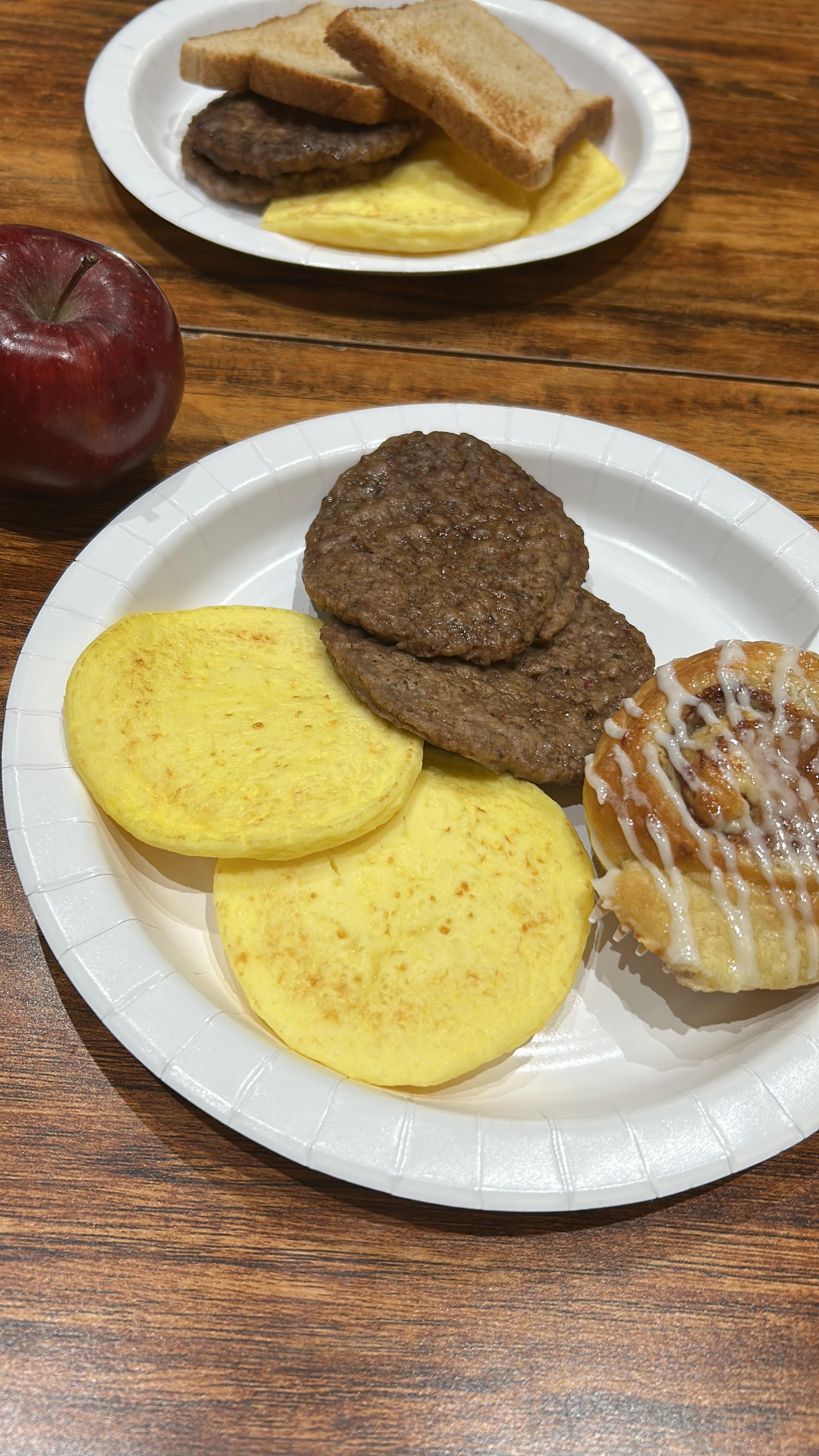 Desayuno de autoservicio 