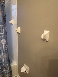 Towel bars missing