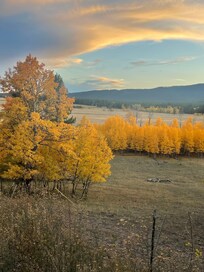Taken around the corner where the road curves to a huge valley beautiful fall scenery