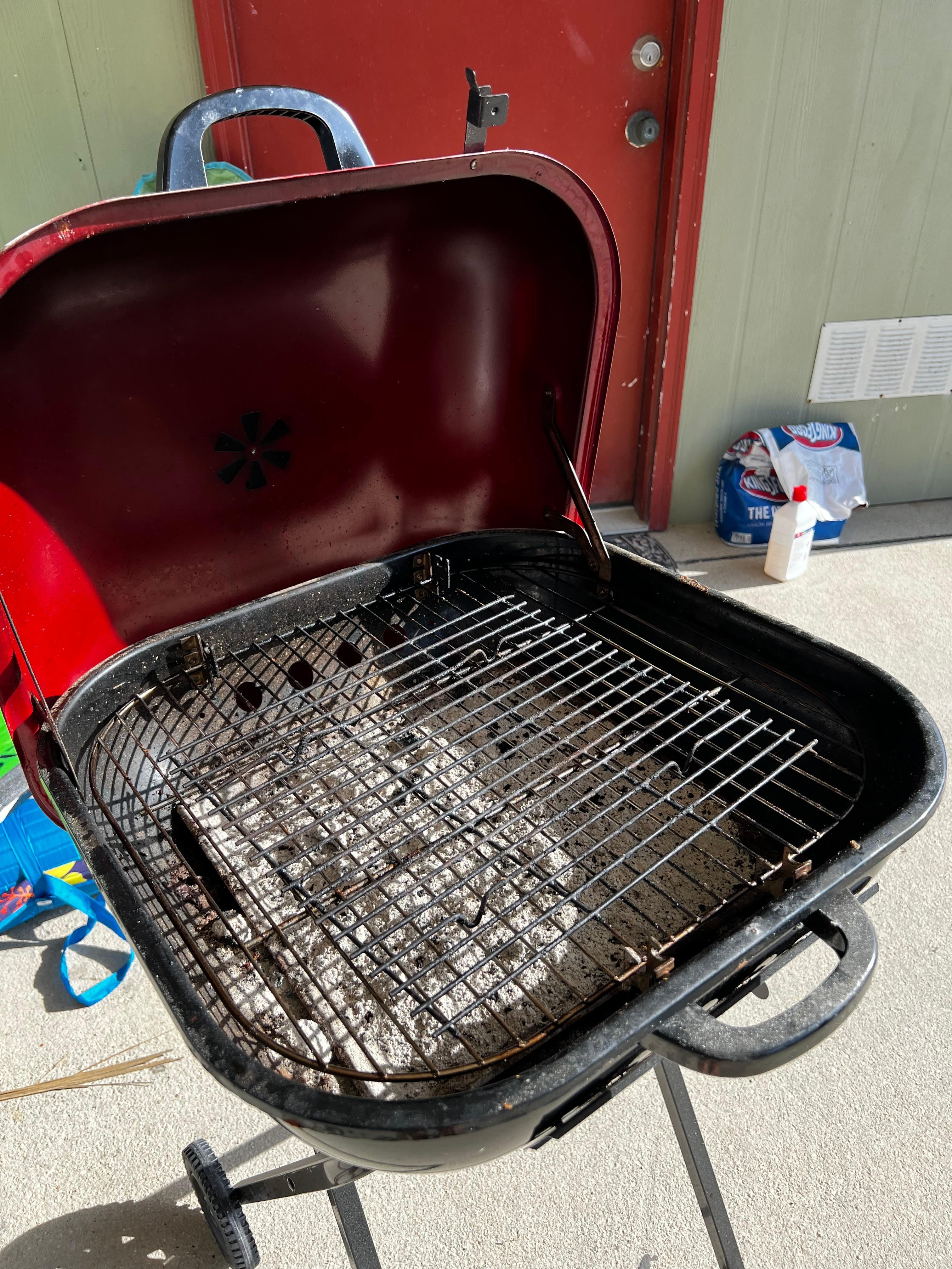 Used to grill gulf shrimp. 