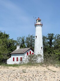 Lighthouse only 1 point away going north. A 5-10 min walk along the waterās edge
