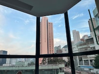 View from the bed
