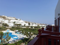 The pool from our balcony