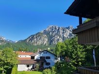 Vue de notre balcon de notre chambre