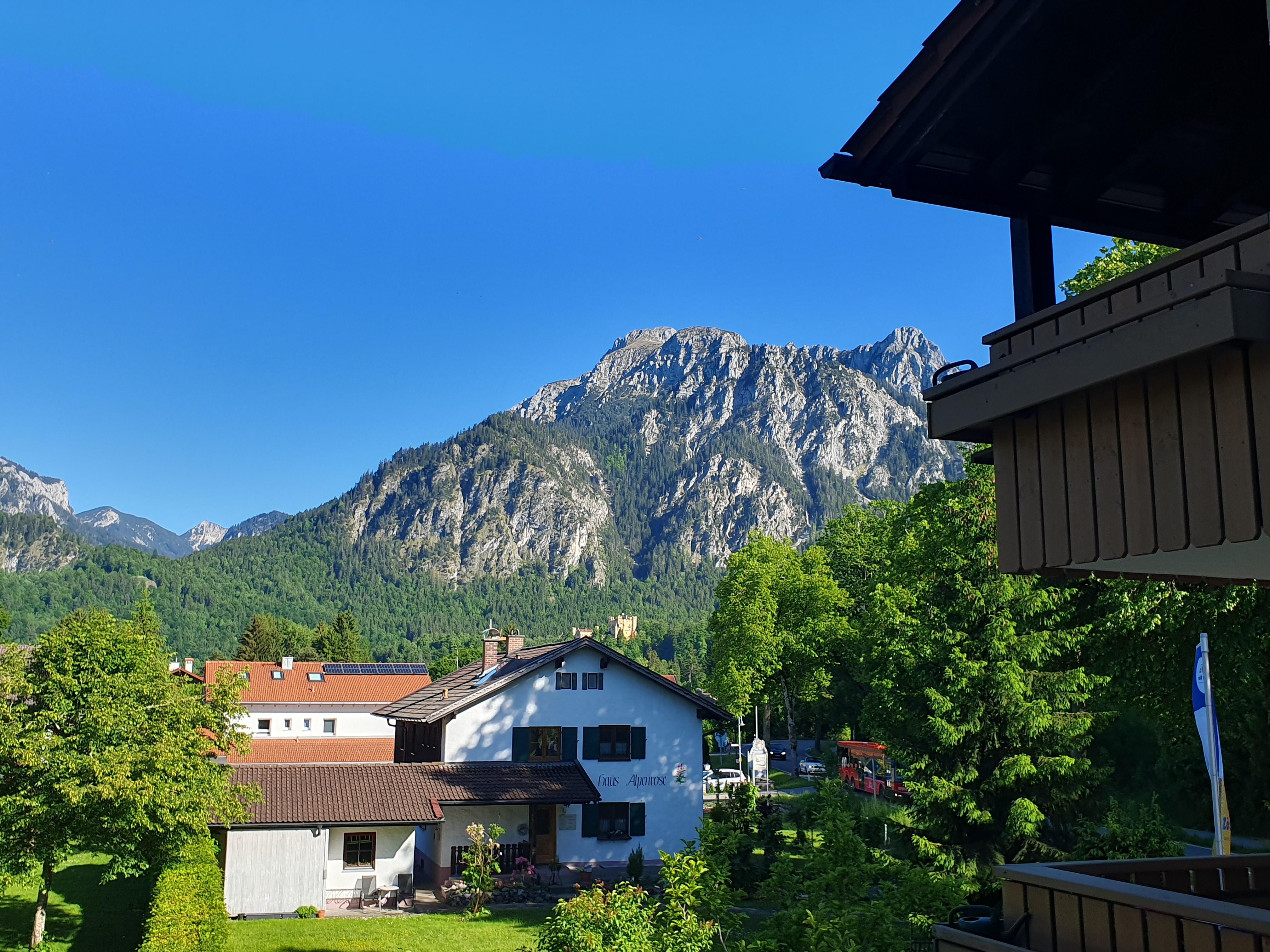 Vue de notre balcon de notre chambre