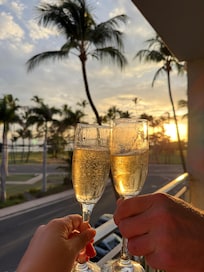 View from the balcony