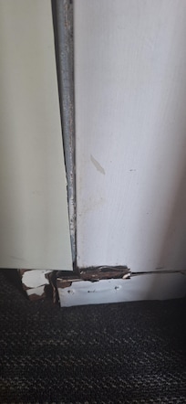 AC unit was damaged and falling apart