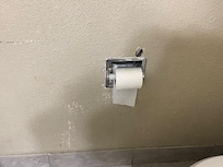 Hole in the wall.