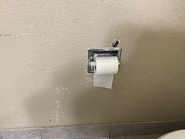 Hole in the wall. 