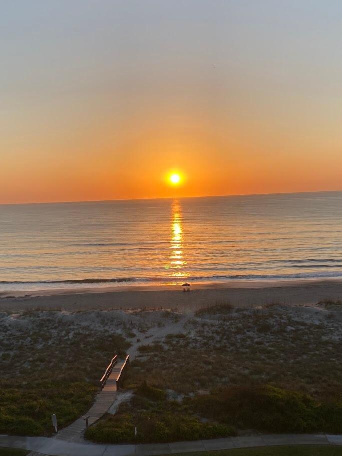 Sunrise from the balcony