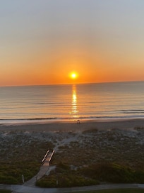 Sunrise from the balcony