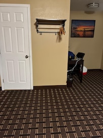 This is the closet. Bumped head several times in the night on way to bathroom