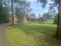 View of cabin from the street