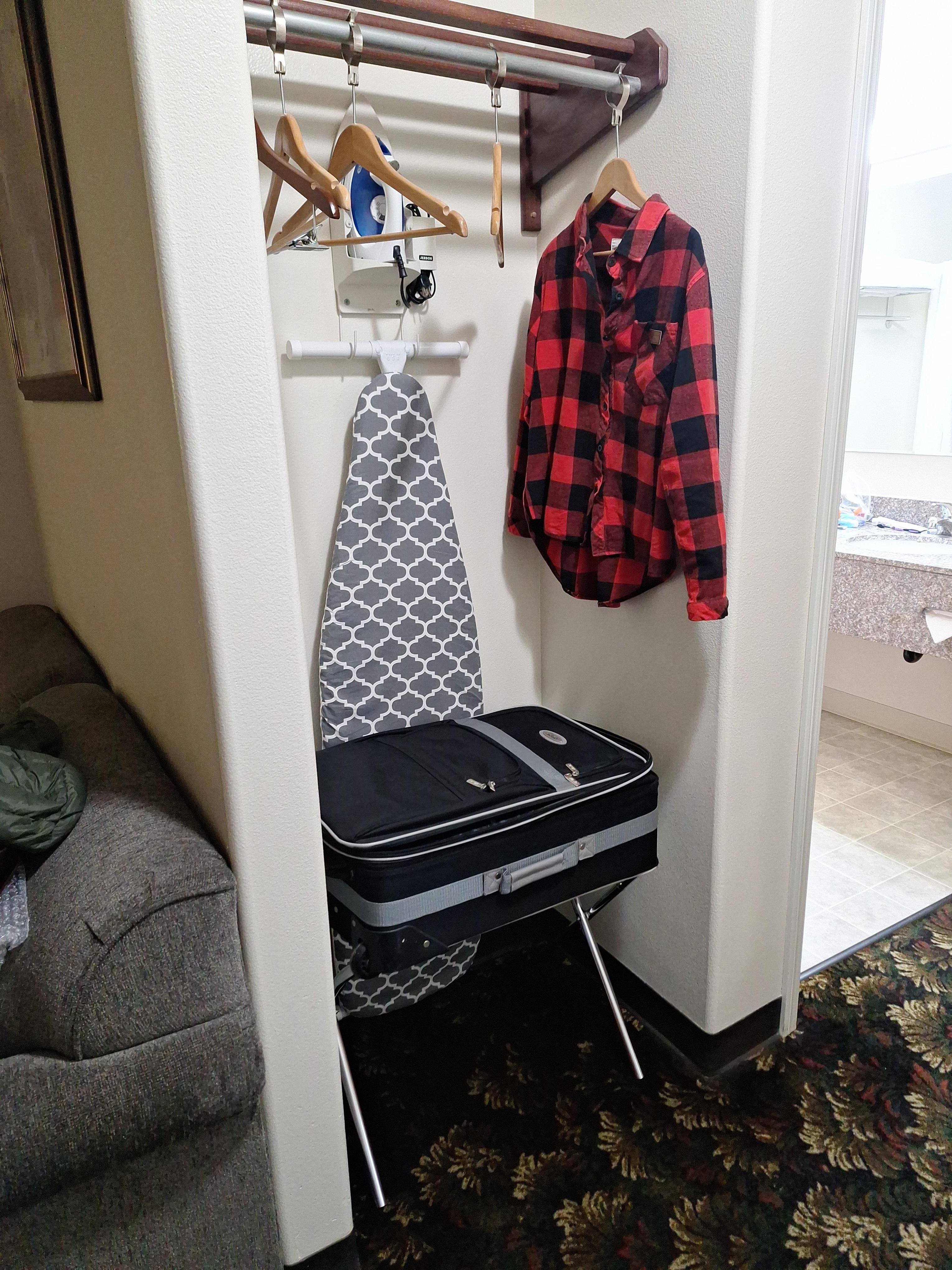 Closet space.