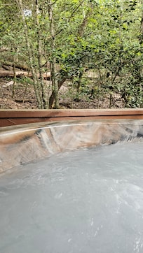 View from the hot tub.