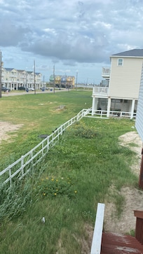 The side of the property