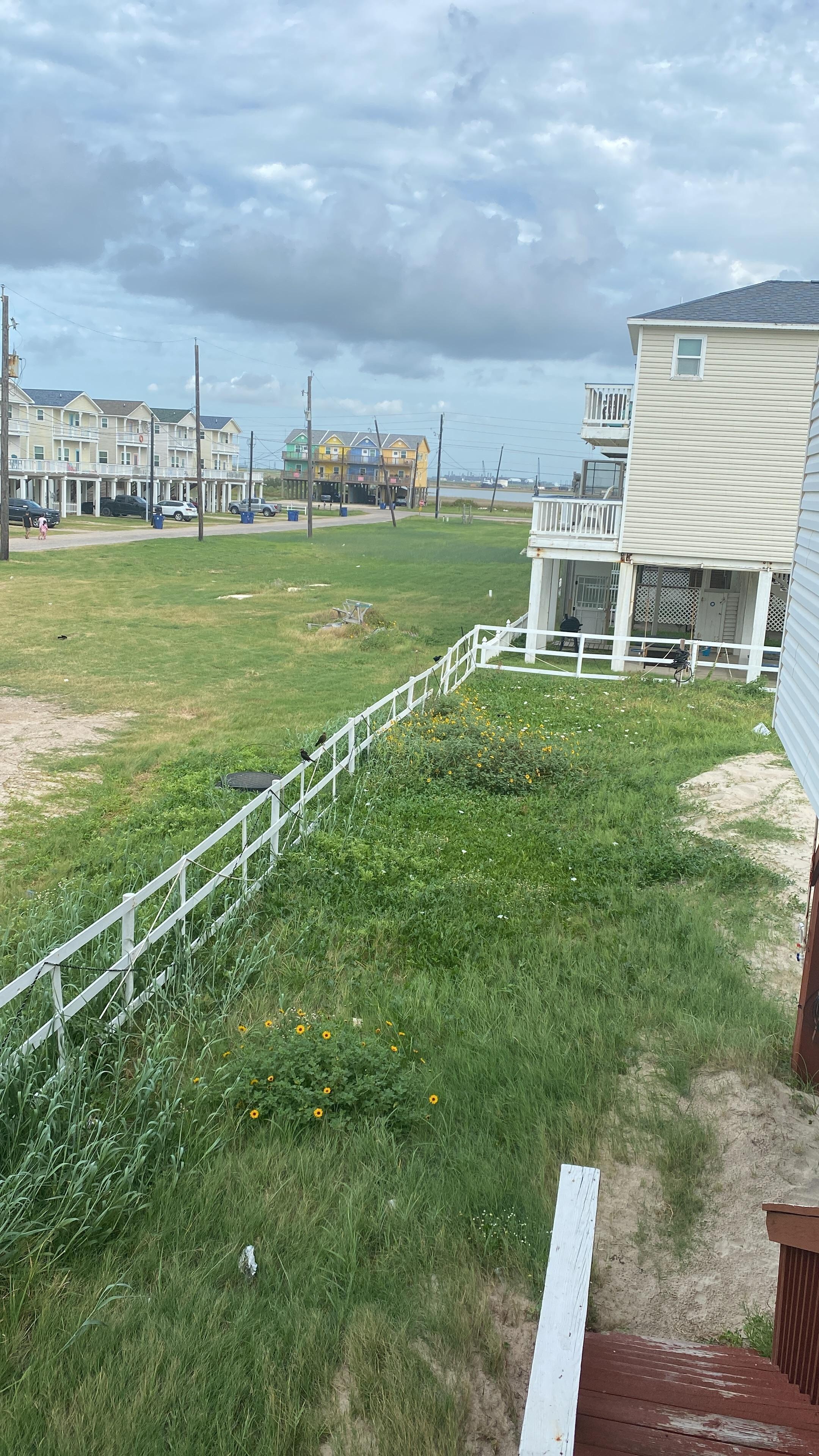 The side of the property