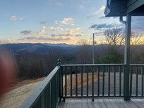 View from the back porch