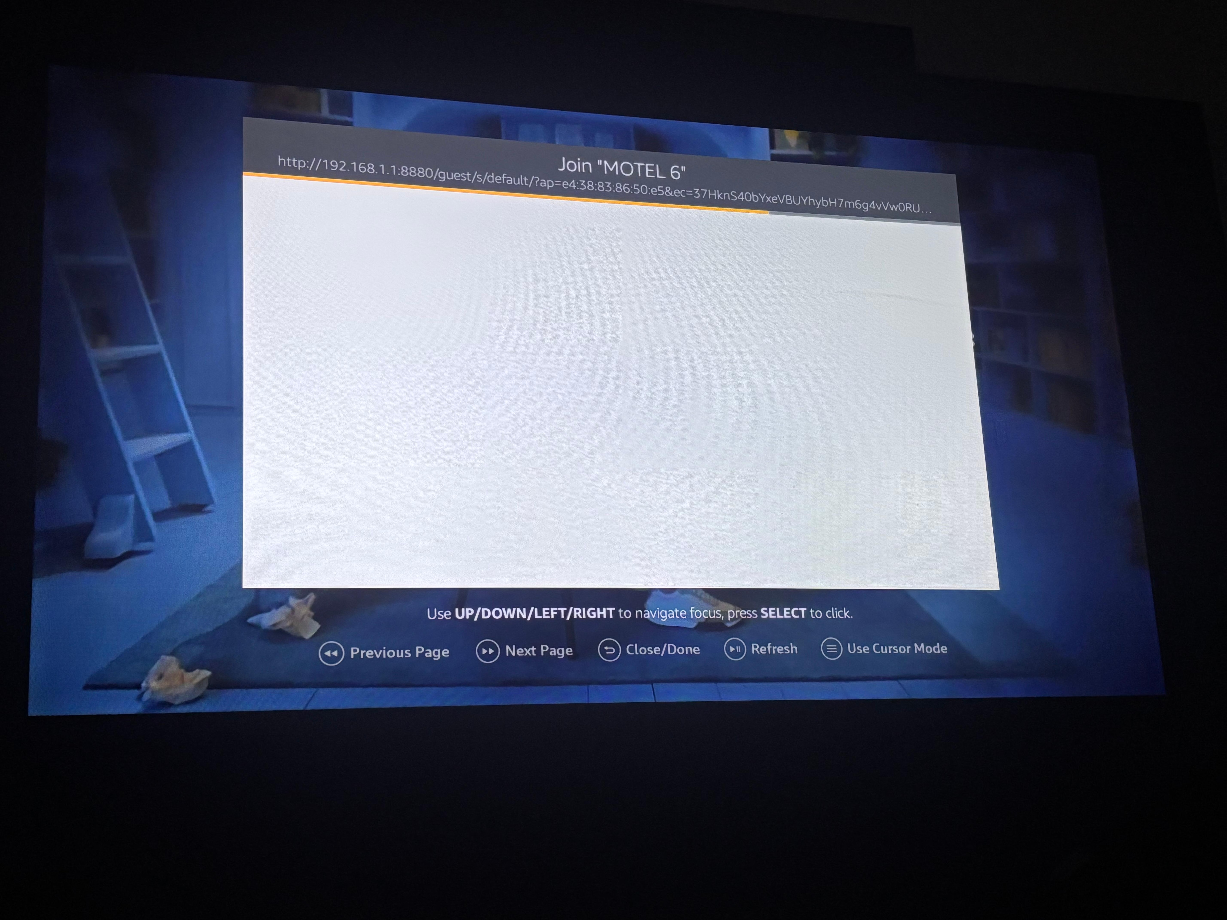 Tv pop up. They didnt fix