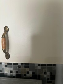Grease on cabinets from stove