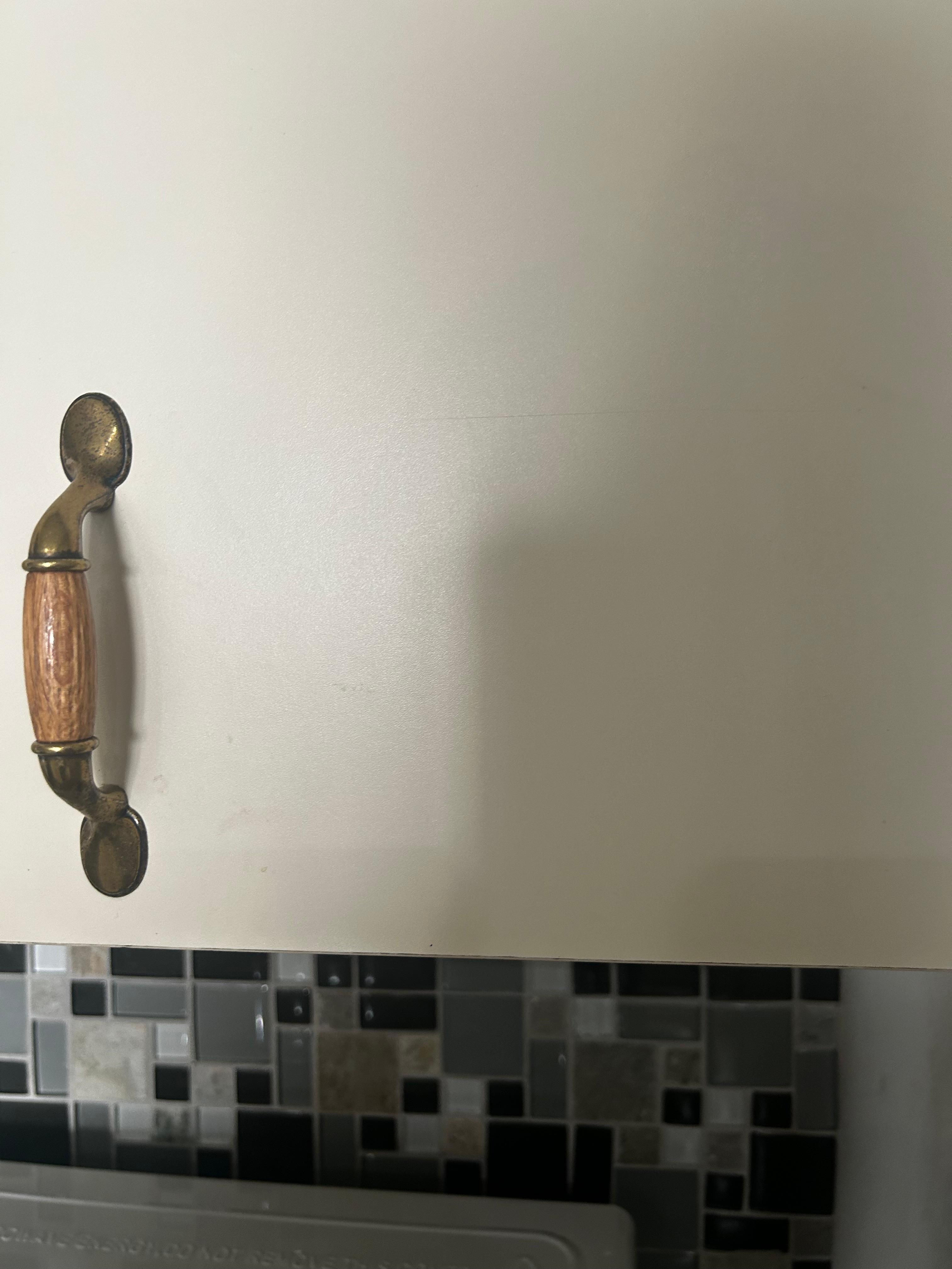 Grease on cabinets from stove