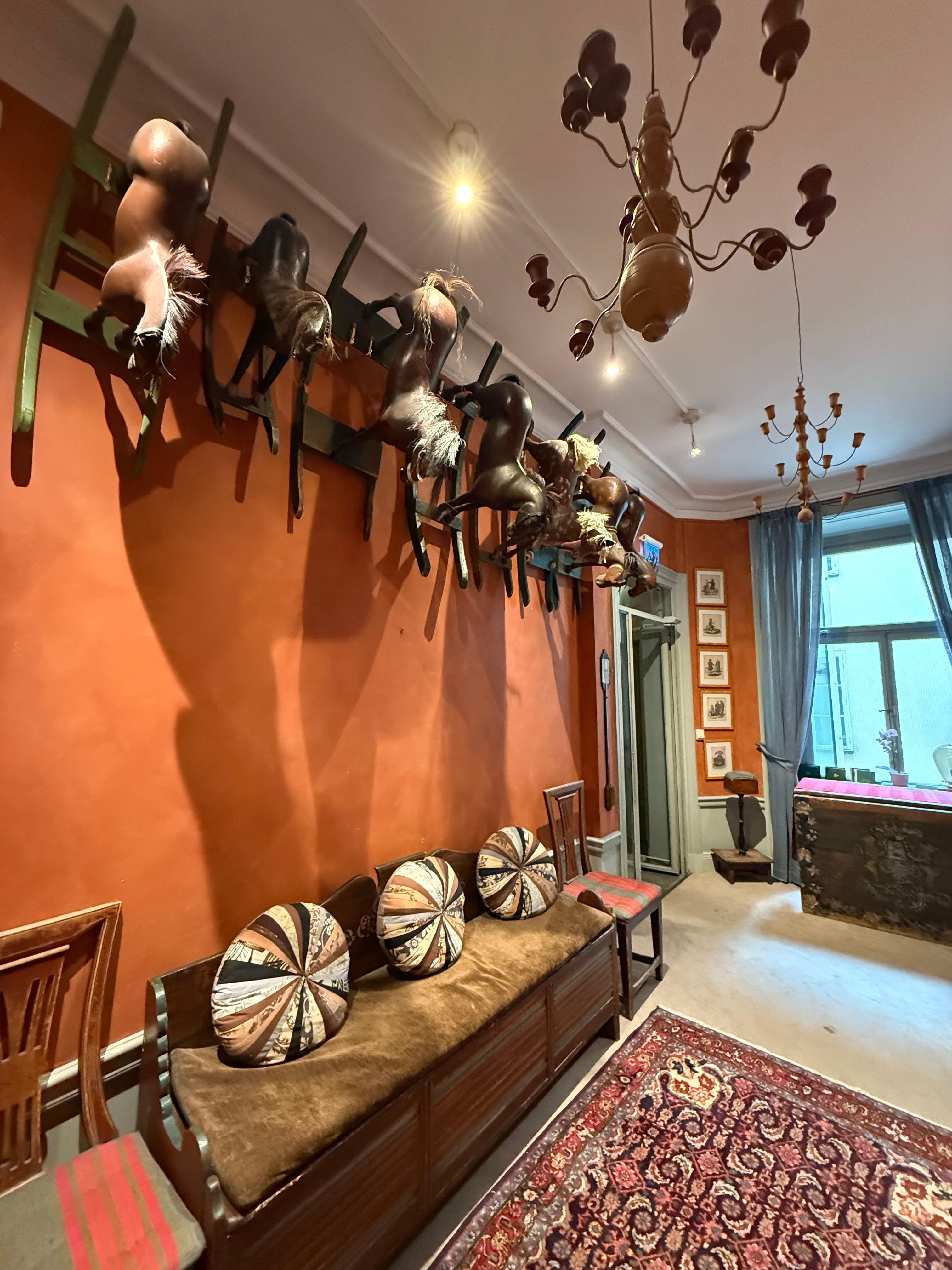 Second floor landing opposite wall.  