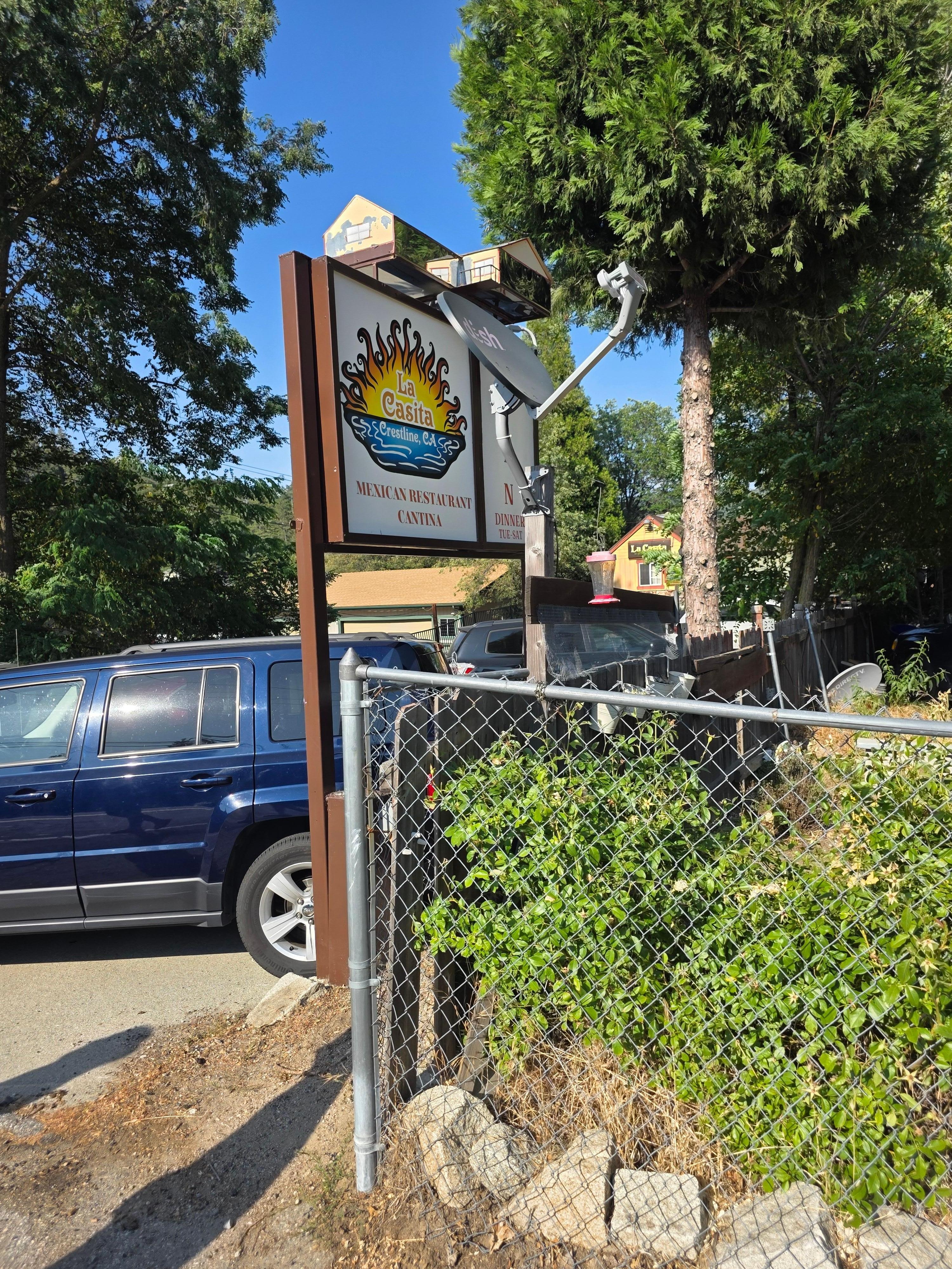 Mexican restaurant 2 doors away