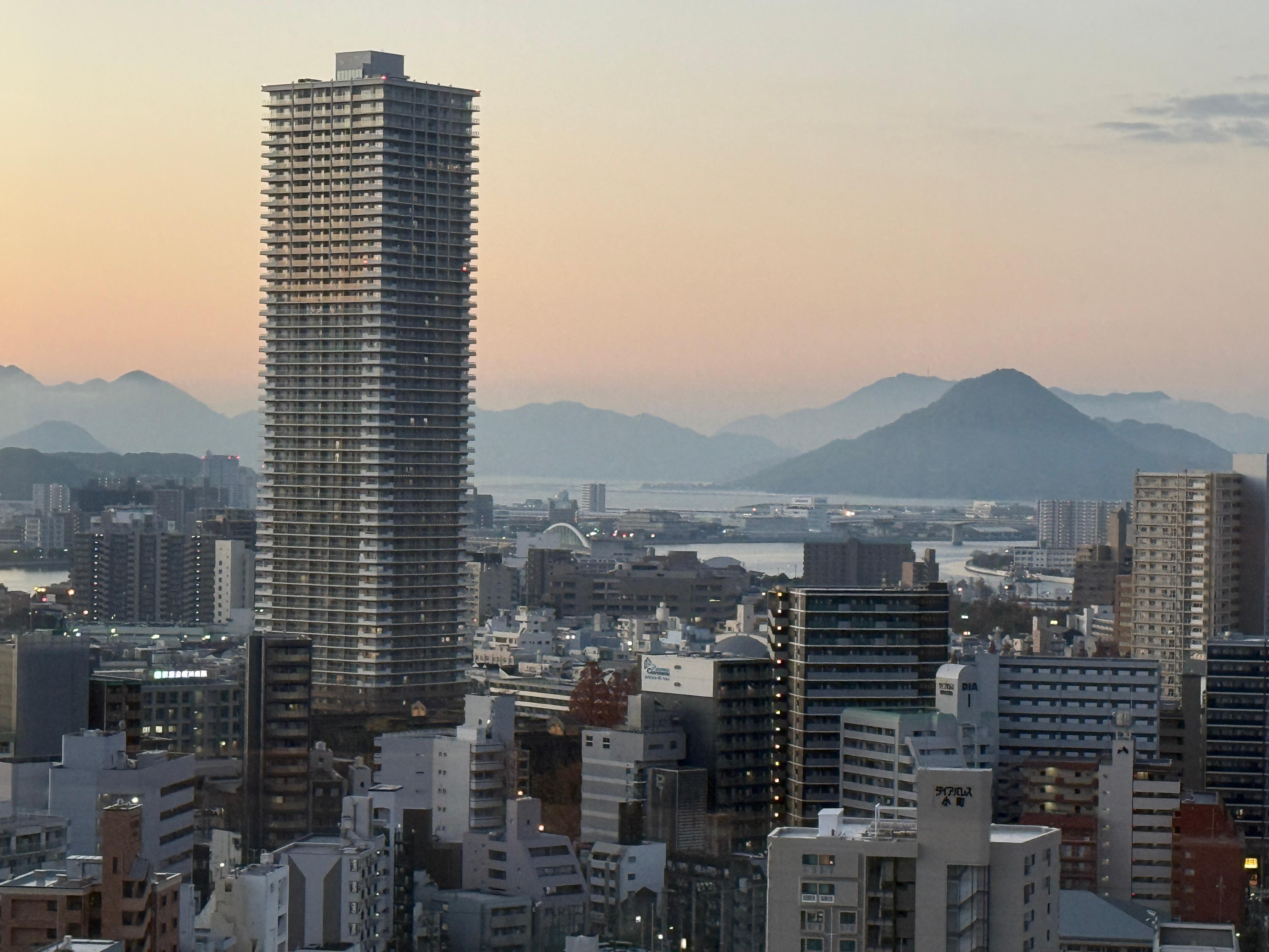 窓から海側の景色
開放的、ゆったりした気分で、朝食頂きました