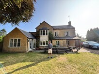 Nethercote House view from the fenced in backyard.