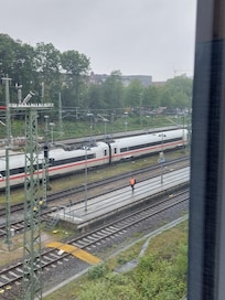 Regenfoto vom Fenster aus