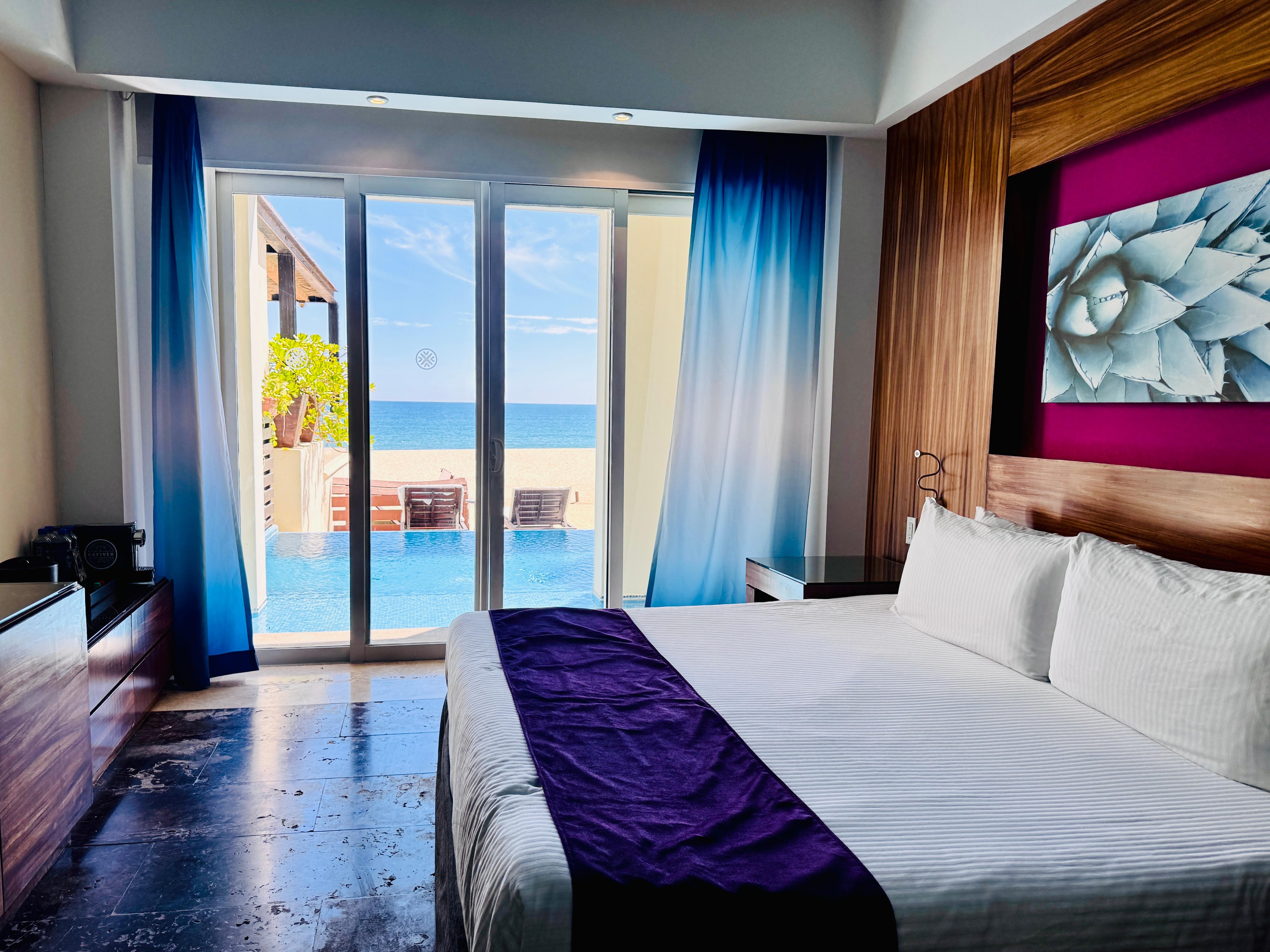 Our bedroom awaiting our arrival