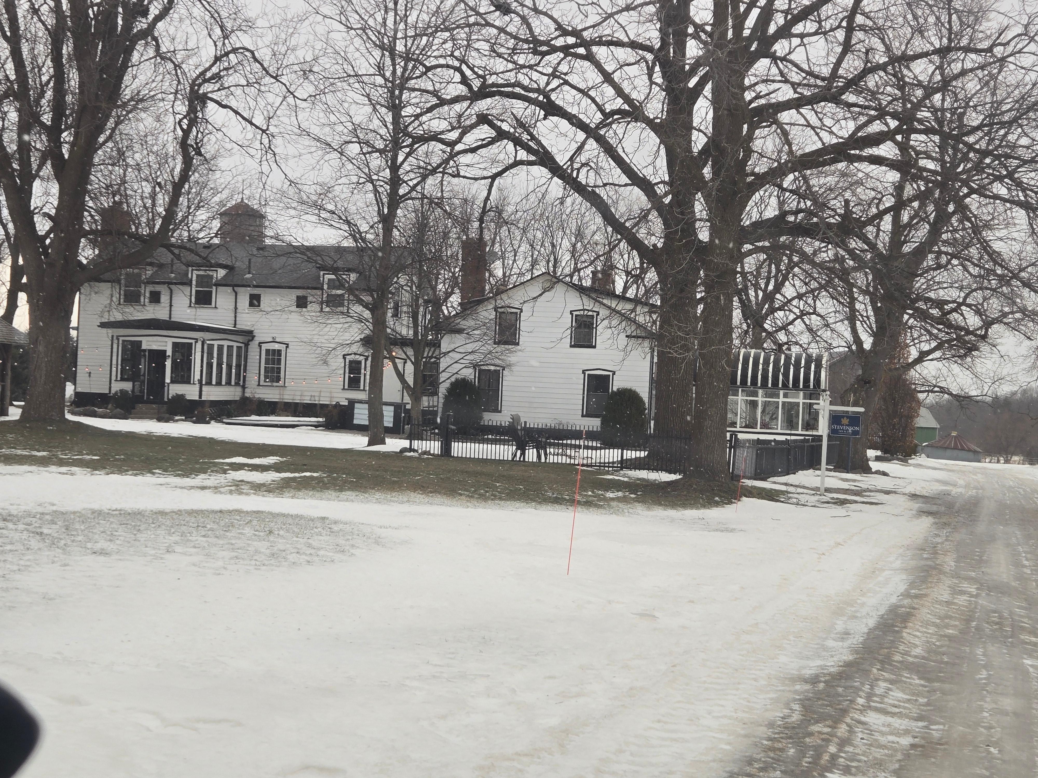 The outside in the daytime.