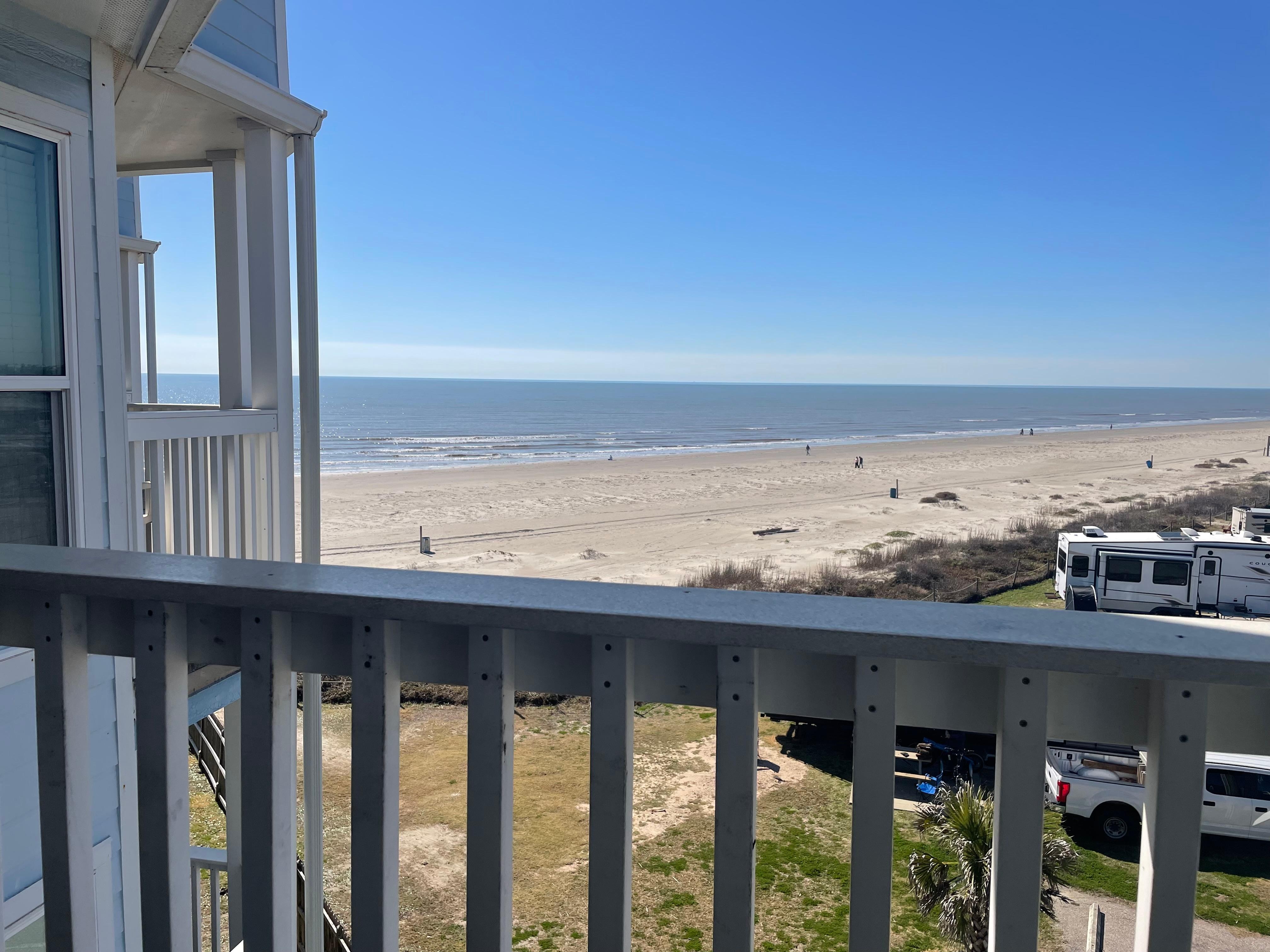 Ocean view from balcony 