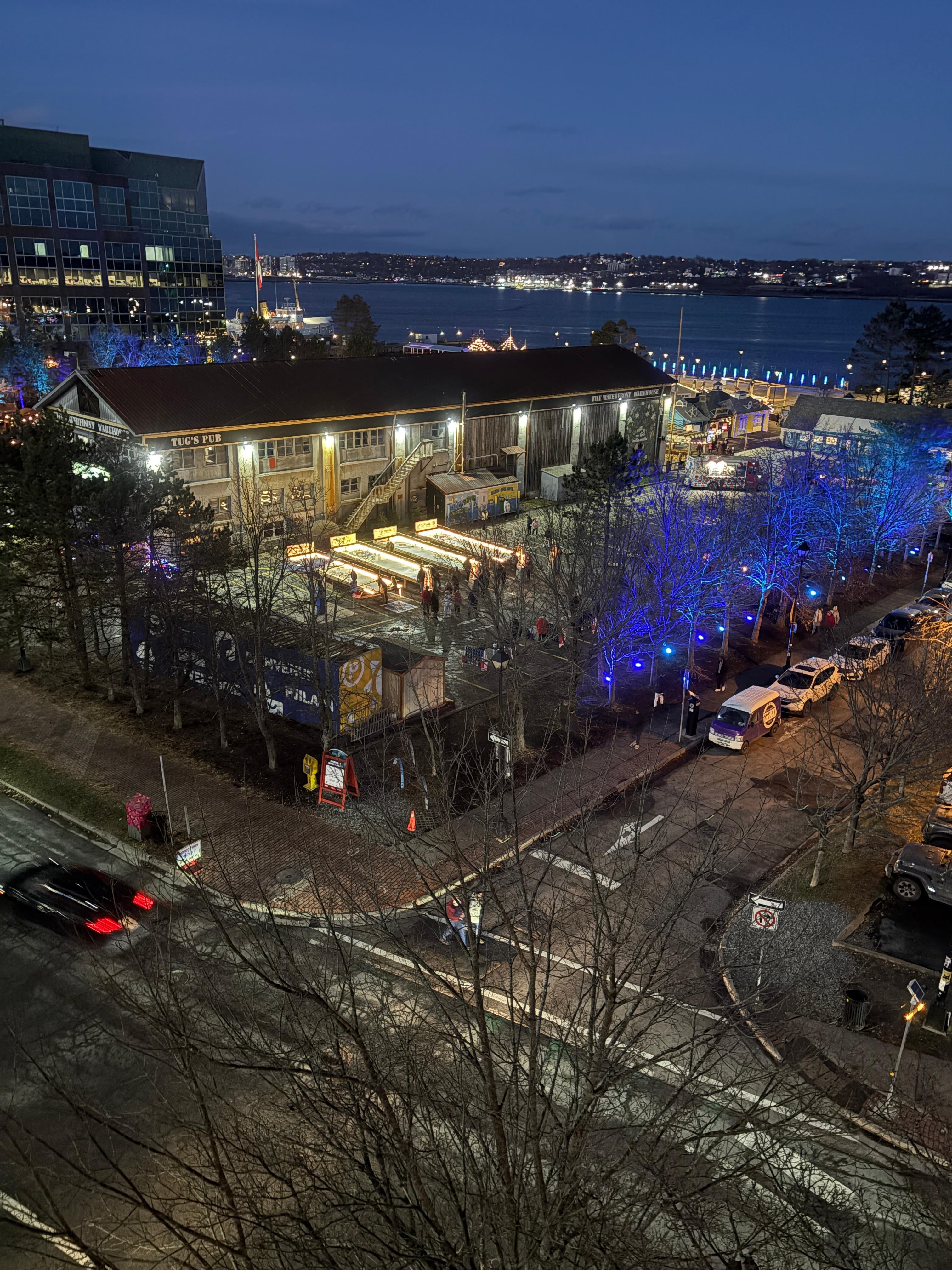 Evergreen Festival across the street from hotel. 